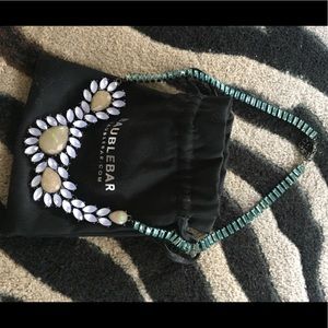 Private Trade - BaubleBar Necklace & Halston Dress